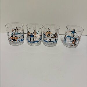 Penguin Party Acrylic Tumblers The Gift Collection Set of 4 - 14 oz. Avon NWOT